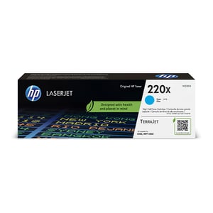 Afbeelding van HP 220X (W2201X) toner cartridge cyaan hoge capaciteit (origineel)