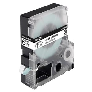 Afbeelding van Epson LC-2WBN9 tape zwart op wit 6 mm (9m)