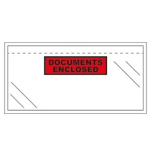 Afbeelding van Raadhuis paklijst envelop | bedrukt | zelfklevend | DL | 225mm x 122mm | 1000 stuks