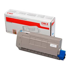 Afbeelding van OKI 44318607 toner cartridge cyaan (origineel)