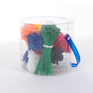 Afbeelding van Tiewrap 0990205 kabelbinder | diverse kleuren | 900 stuks