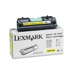 Afbeelding van Lexmark 1361754 toner cartridge geel (origineel)