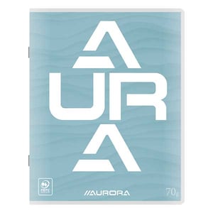 Afbeelding van Aurora schrift | A5 | geruit | 70 gr. | 36 vel | blauw