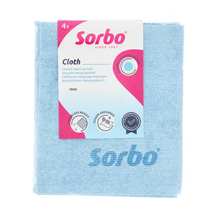 Afbeelding van Sorbo Professionele Reinigingsdoek | Blauw | 4 stuks