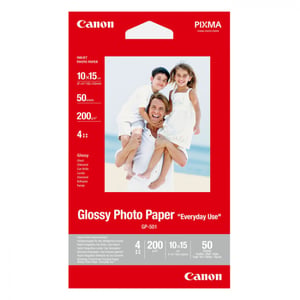 Afbeelding van Canon GP-501 fotopapier | glanzend | 10 x 15 cm | 200 gr. | 50 vel