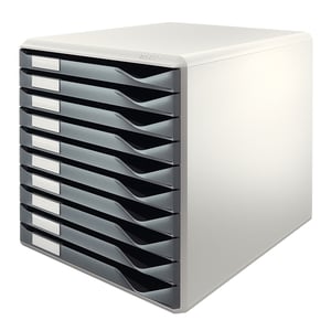 Afbeelding van Leitz 5281 ladeblok | donkergrijs | 10 laden