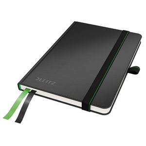 Afbeelding van Leitz 4480 complete schrijfblok | A6 | gelinieerd | zwart | 96gr. | 80 vel