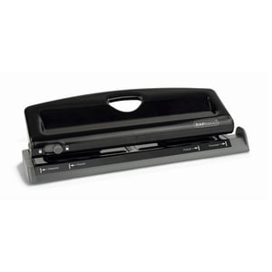 Afbeelding van Rapesco 1725 perforator | zwart | metaal | tot 9 vel | 6-gaats