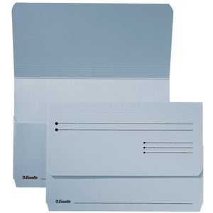 Afbeelding van Esselte pocket-file dossiermap | karton | blauw | 25 stuks