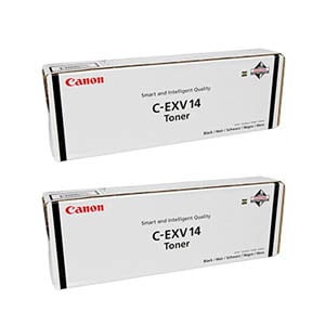 Afbeelding van Canon C-EXV14 Toner Cartridge Zwart 2 Stuks
