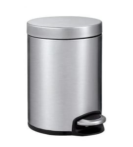 Afbeelding van EKO Serene vuilnisbak | staal & aluminium | mat RVS | 5 liter