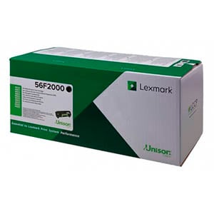 Afbeelding van Lexmark 56F2000 toner cartridge zwart (origineel)