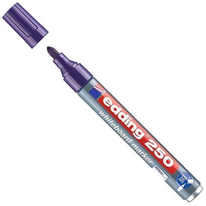 Afbeelding van Edding 250 whiteboard marker | violet | ronde punt | 1,5 - 3 mm