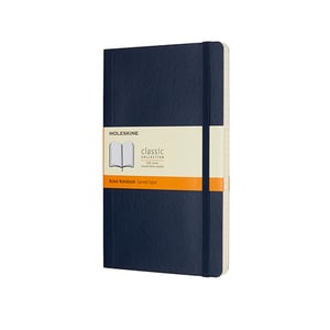 Afbeelding van Moleskine IMQP616B20 large notitieboek | blauw | blanco vellen