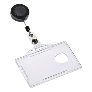 Afbeelding van Europel 121288 naambadge open met afrolmechanisme | 85 x 54 mm | 10 stuks