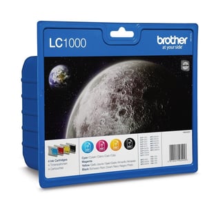 Afbeelding van Brother LC-1000 Bundel (Zwart, Cyaan, Magenta, Geel)