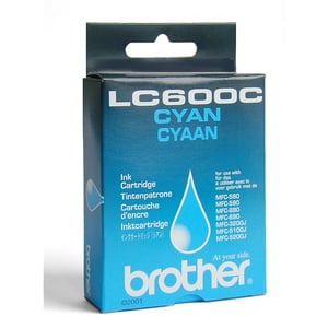 Afbeelding van Brother LC-600C inktcartridge cyaan (origineel)