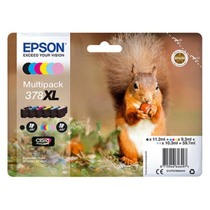 Afbeelding van Epson T3798 nr. 378XL BK/C/M/Y/LC/LM serie (origineel)