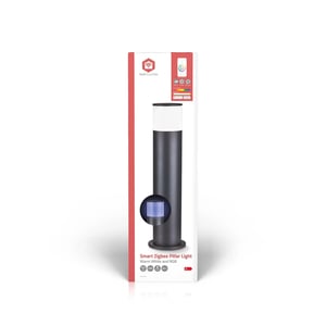Afbeelding van Nedis Smartlifte LED buitenlamp pilaar | 60 cm | Zigbee 3.0 | 10W | IP65 | zwart