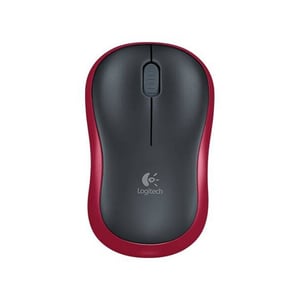 Afbeelding van Logitech M185 muis | optisch | draadloos | USB | rood