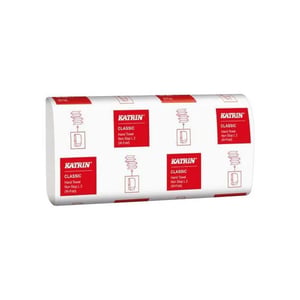 Afbeelding van Katrin 61549 Classic handdoek | W-vouw | 2-laags | 24 x 32 cm | 3000 vel