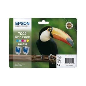 Afbeelding van Epson T009 inktcartridge kleur 2 stuks (origineel)