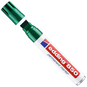 Afbeelding van Edding 850 permanent marker | groen | beitelvormige punt | 5-15 mm
