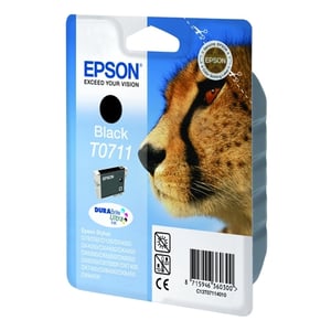 Afbeelding van Epson T0711 inktcartridge zwart (origineel)