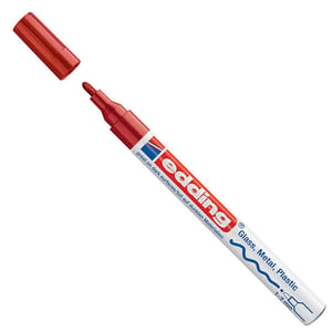 Afbeelding van Edding 751 paint marker | rood | ronde punt | 1-2 mm