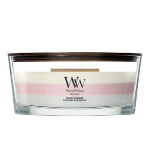 Afbeelding van Woodwick Trilogy Ellipse geurkaars | Floral Blossom | 454 gram