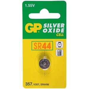 Afbeelding van GP knoopcel batterij SR44 | GP357 | zilveroxide | 1 stuk