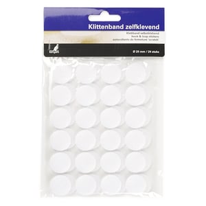 Afbeelding van Kangaro K-5062 klittenband zelfklevend | rond | 24 stuks