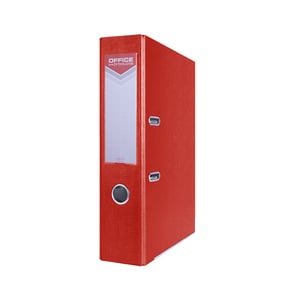 Afbeelding van Office Products ordner | A4 | karton/pp | rood | 80 mm
