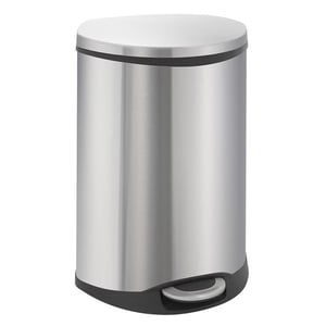 Afbeelding van EKO Recycle Shell Bin duo pedaalemmer | metaal | mat RVS | 2 x 22 liter