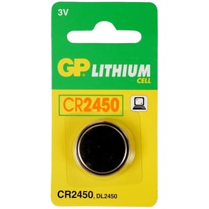 Afbeelding van GP knoopcel batterij CR2450 | lithium | 1 stuk