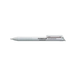 Afbeelding van Staedtler 768N-0 Lumocolor non-permanente omnichrom marker | navulbaar | wit