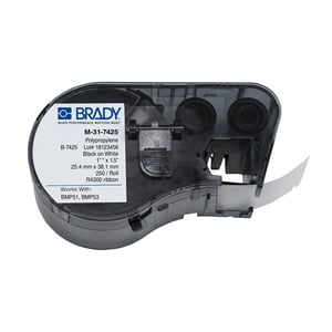 Afbeelding van Brady M-31-7425 polypropyleen labels | 25,4mm x 38,1mm