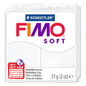 Afbeelding van Fimo 8020-0 klei soft | boetseerklei | wit | 57 gram