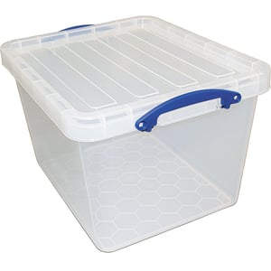 Afbeelding van Really Useful Box opbergdoos | polypropyleen | transparant | 40 liter