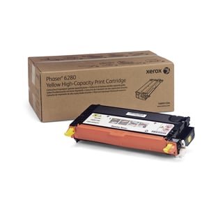 Afbeelding van Xerox 106R01394 toner cartridge geel hoge capaciteit (origineel)