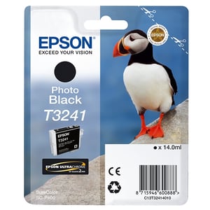 Afbeelding van Epson T3241 inktcartridge foto zwart (origineel)