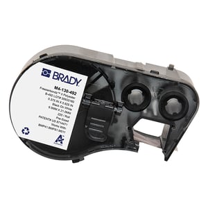 Afbeelding van Brady M4-130-492 FreezerBondz polyester labels zwart op wit | 20,99 mm x 9,53 mm (origineel)