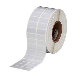 Afbeelding van Brady THT-6-413-10 label polyester mat zilver 38,10 x 19,05 mm (origineel)