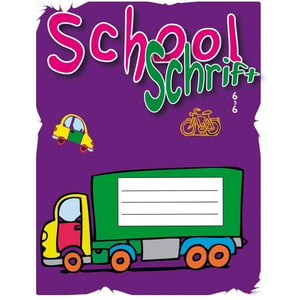 Afbeelding van Kangaro K-5518 6-3-6 schriften | A5 | gelinieerd | diverse kleuren | 36 vel | 10 stuks