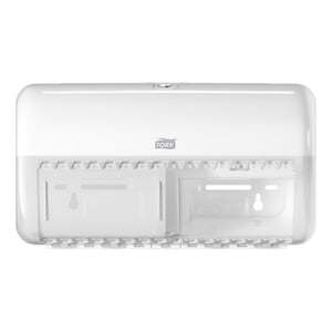 Afbeelding van Tork 557000 T4-dispenser | voor traditioneel toiletpapier | wit