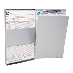 Afbeelding van Westcott klembord | A4 | aluminium | met opbergvak en zij-mechanisme