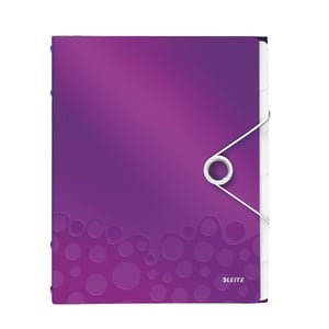 Afbeelding van Leitz 4633 WOW sorteermap | paars metallic | 6 tabs