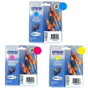 Afbeelding van Epson bundel T032X serie (cyan+ magenta+ yellow)