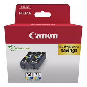 Afbeelding van Canon CLI-36 CL twin pack (origineel)