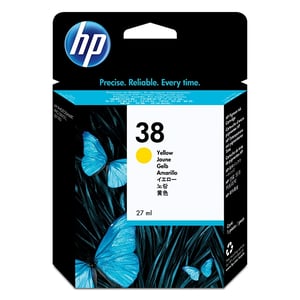Afbeelding van HP C9417A nr. 38 inktcartridge geel (origineel)